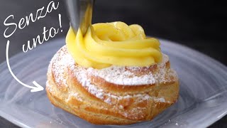 ZEPPOLE DI SAN GIUSEPPE al Forno o Fritte Fatte in Casa come in Pasticceria [upl. by Lyndsay]