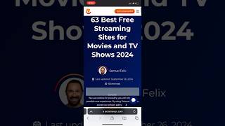 How To Watch Movies For Free Online 2024 Latest Edition [upl. by Freedman585]