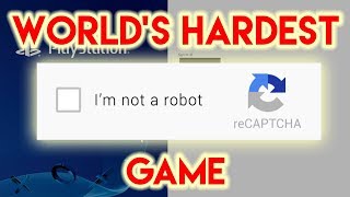 How I Beat The Worlds Hardest Game CAPTCHA [upl. by Ettelocin]