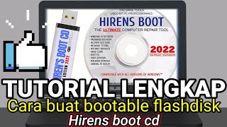 Cara membuat bootable Hirens Boot cd Windows 10 dgn Flashdisk  Tutorial Hirens Boot [upl. by Narayan]