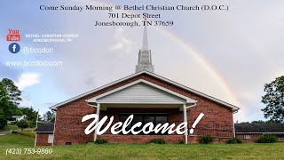 92224 Sunday Morning Worship service at Bethel Christian Church Disciples of Christ [upl. by Southworth895]