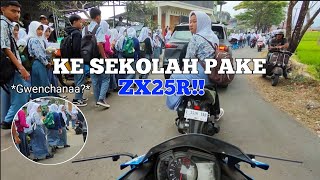 SEKOLAH PAKE ZX25R‼️LAGI  Reza Motovlog 18 [upl. by Onofredo]