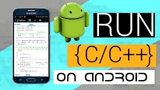 How to write and compile CC Source code Using Android Device [upl. by Nayrb]