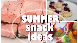 SNACK ESTIVI PREFERITI Summer snack ideas  Le Ricette di Jennifer [upl. by Yendis]