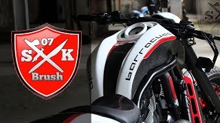 ⭐️ HarleyDavidson Night Rod quotBarracudaquot by SKBrush Custombike Review [upl. by Manchester]