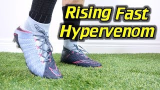 RISING FAST PACK  Nike Hypervenom Phantom 3 DF  Review  On Feet [upl. by Leoine]