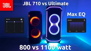 JBL Partybox 710 vs Ultimate Sound comparison [upl. by Rocray]