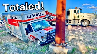 Brand new truck loses fight with a power pole [upl. by Cinda]