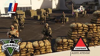 GTA 5 LSPDFR👮 ARMEE DE TERRE VIGIPIRATE 2 [upl. by Haimes]