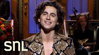 Timothée Chalamet Monologue  SNL [upl. by Akelam]