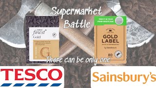 Supermarket Battle S02 E05 Tesco Finest Gold tea V Sainsburys Gold Label Tea [upl. by Nisior108]