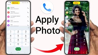 Phone Dialer me photo kaise lagaye   Apna photo ko call dialer ki background me kaise lagaye [upl. by Alec]