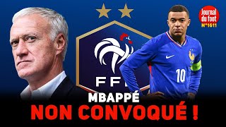 Equipe de France  la SANCTION tombe MBAPPÉ non CONVOQUÉ par Didier DESCHAMPS [upl. by Barbie640]