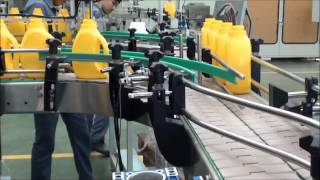 SMC Product Conveyor with Bottle Rotation and Leak Tester [upl. by Alyos]