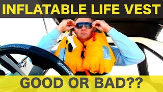 LIFE VEST TEST  INFLATABLE VS OTHER TYPES [upl. by Aicirt]