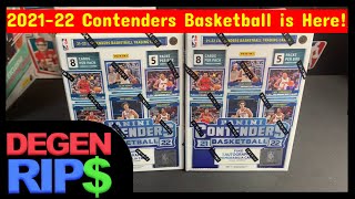 202122 Panini Contenders Basketball Blaster Box Product Review [upl. by Hsu]