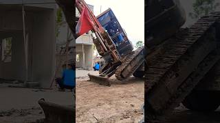 How To Unload Your Kubota Mini Excavator Using Just Your Truck [upl. by Ahsakal641]