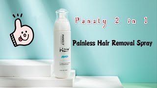 Pansly hair Removal Spray Does it work [upl. by Parnell]