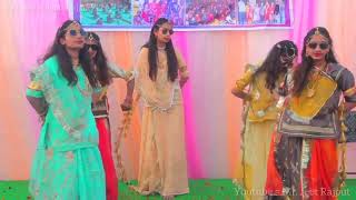 Rajsthani Goomar dance performance  Annual function 2023  HVVM Satgaon shajapur mp [upl. by Peih311]