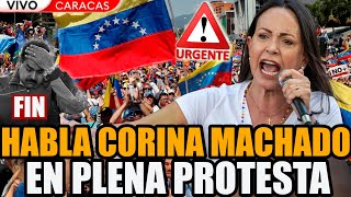 🔴HABLA MARIA CORINA MACHADO EN MARCHA EN VIVO 🔥FRAUDE DE MADURO🔥  FRAN FIJAP [upl. by Ensign]