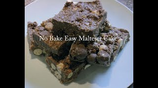 No Bake Malteser Cake  How To Make [upl. by Goodden]