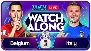 BELGIUM vs ITALY EURO 202O Watchalong Mark GOLDBRIDGE LIVE [upl. by Uht878]