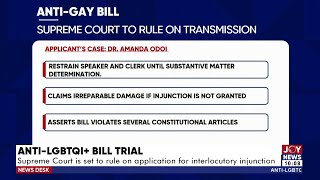 AntiLGBTQI Bill Trial Supreme Court is set to rule on application for interlocutory injunction [upl. by Atinat]