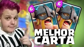 DECK COM A MELHOR CARTA DO JOGO BÁRBAROS DE ELITE Clash Royale [upl. by Klute274]