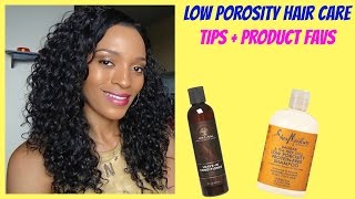 Low Porosity Hair Care Tips and Product Favs Relaxed Hair [upl. by Nilerual]