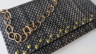 DIY  Clutch Purse using a Placemat [upl. by Aivlys]