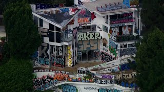 Squatters Take Over Abandoned 65M Hollywood Mansion [upl. by Enimasaj]