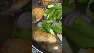 Cooking Ginataang Isda na may pechay at okra  Marilyn Bulaso [upl. by Sara-Ann]