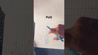 pcl5 structure hybridization [upl. by Enamrahs]