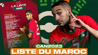 LA LISTE DU MAROC POUR LA CAN2023 [upl. by Bond]