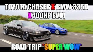 TOYOTA CHASER V STAGE1 335D ROAD TRIP [upl. by Ahsinal878]