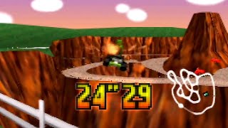 Mario Kart 64  Yoshi Valley SC 3lap World Record  2429 NTSC [upl. by Lladnor86]