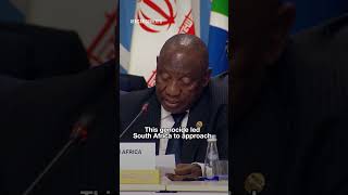 Israels military action against the people of Gaza is genocide Ramaphosa says [upl. by Faxen421]