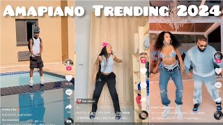 Amapiano Trending TikTok challenges  2024amapianodancechallengeamapiano [upl. by Filbert]