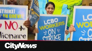 LCBO strike continues [upl. by Anaidni]