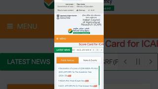 ICAR AIEEA PG PhD Score card declared  scorecard nta icar [upl. by Puttergill892]