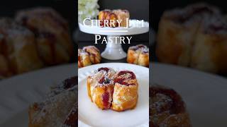 Cherry Jam Pastry Recipe 🤍 [upl. by Tegdirb792]