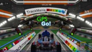 Sonic skin in TrackMania Nations Forever [upl. by Junieta]