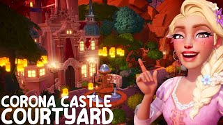 RUSTIC CORONA CASTLE AND FOUNTAIN SPEEDBUILD  kyras valley [upl. by Neelia]