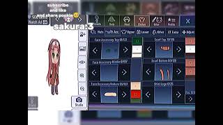 how to make sakura in gacha club3subscribe like and share pookieviralvideo sakura naruto [upl. by Aitnauq]