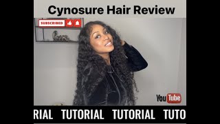 Cynosure Deep Wave hair Review Weave Closure with bundles [upl. by Ogdon]