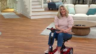 EV Rider Easy Move Folding Travel Mobility Scooter on QVC [upl. by Finbar]