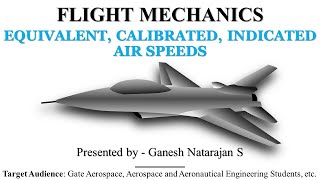 Airspeed  Flight Mechanics  GATE Aerospace [upl. by Sheffield]