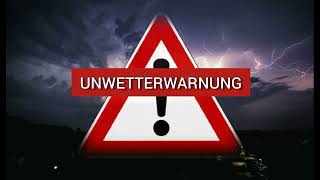 Unwetter Starkes Gewitter mit heftigem Starkregen Hagel und Sturmböen möglich [upl. by Yenffit]