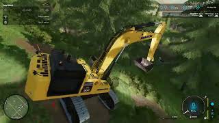 FS22 No Mans Land Mountain top Gold Episode 7 The HEAT road [upl. by Niall150]