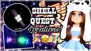 Locations for the shell quest 💗 Roblox Royale High [upl. by Fidelas730]